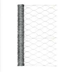 Garden Craft 24 in. H X 25 ft. L 20 Ga. Silver Poultry Netting