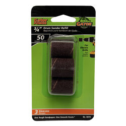 Gator 3/4 in. D X 3/4 in. L Aluminum Oxide Abrasive Sleeve Refill 50 Grit Coarse 3 pc