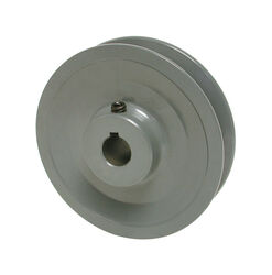Dial 4-1/8 in. H X 4 in. W Gray Cast Iron Variable Motor Pulley