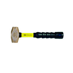 Nupla 2.5 lb Brass Sledge Hammer Fiberglass Handle