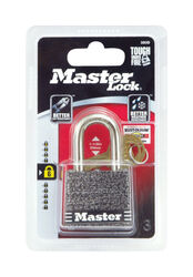 Master Lock 1-5/16 in. H X 1 in. W X 1-9/16 in. L Steel Double Locking Padlock 1 pk