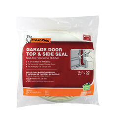 Frost King White Vinyl Seal For Garage Doors 30 ft. L X 1-3/4 in. T