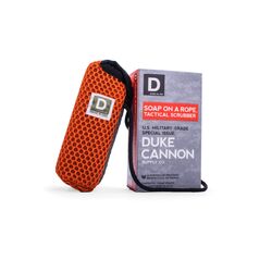 Duke Cannon Un-scented Scent Soap on a Rope Tactical Scrubber