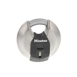 Master Lock 1-1/2 in. H X 1 in. W X 2-3/4 in. L Steel Ball Bearing Locking Shrouded Shackle Pa