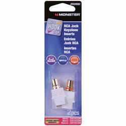 Monster Cable Just Hook It Up Snap-In Inserts 2 pk