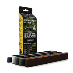 Work Sharp Outdoor 12 in. L X 0.75 in. W Ceramic Blend Abrasive Belt Assorted 5 pc