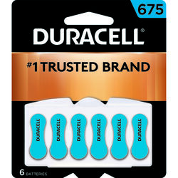Duracell Zinc Air 675 1.4 V Hearing Aid Battery 6 pk