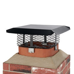 HY-C Shelter Powder Coated Steel Chimney Cover