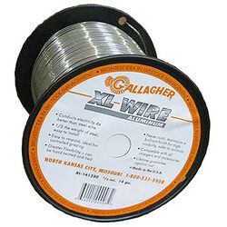 Gallagher Direct Current Electric Fence Wire 6969600 sq ft Silver