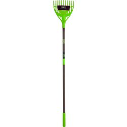 Ames 65.125 in. L X 8 in. W Poly Shrub Rake Steel Handle