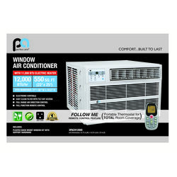 Perfect Aire 12,000 BTU 550 sq ft 230 V Window Air Conditioner w/Heat with Remote Control