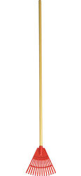 Ace 54.5 in. L X 8 in. W Poly Rake Wood Handle