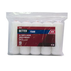 Ace Better Foam 4 in. W Mini Paint Roller Cover 5 pk