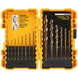 DeWalt High Speed Steel Pilot Point Drill Bit Set 14 pc