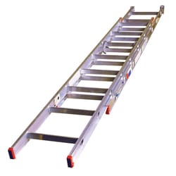 Werner 16 ft. H X 16 in. W Aluminum Extension Ladder Type III 200 lb