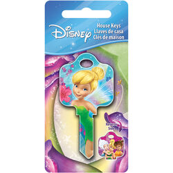 Hillman Disney Fairies House Key Blank 68 SC1 Single For Schlage Locks