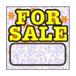 Hy-Ko English Silver Informational Sign 12 in. H X 12 in. W
