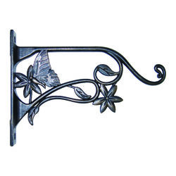 Panacea Bronze Steel 9 in. H Butterfly Plant Hook