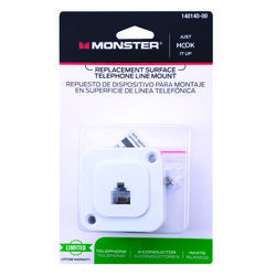 Monster Cable 1-Jack Phone Jack Surface-Mount