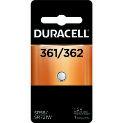 Duracell Silver Oxide 361/362 1.5 V Electronic/Watch Battery 1 pk