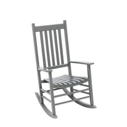 Jack Post Knollwood Gray Wood Rocking Chair