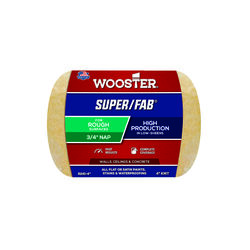 Wooster Super/Fab Fabric 4 in. W X 3/4 in. S Regular Paint Roller Cover 1 pk