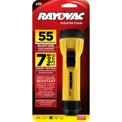 Rayovac Workhorse 20 lm Black/Yellow LED Flashlight D Battery