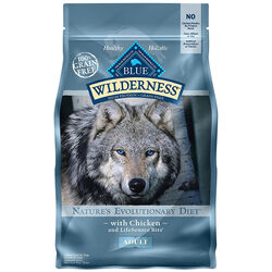 Blue Buffalo Blue Wilderness Chicken Dry Dog Food Grain Free 4.5 lb