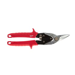 Milwaukee 10 in. Forged Alloy Steel Left Serrated Aviation Snips 22 Ga. 1 pk
