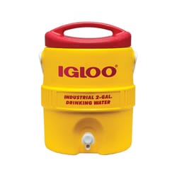 Igloo Water Cooler 2 gal Red/Yellow