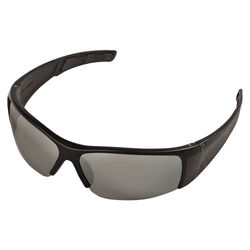 STIHL Black Wrap Safety Glasses Silver Mirror Black 1 pc