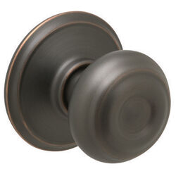 Schlage Georgian Aged Bronze Steel Dummy Knob 2 Grade Right or Left Handed