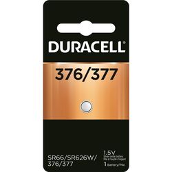 Duracell Silver Oxide 377 1.5 V Electronic/Watch Battery 1 pk
