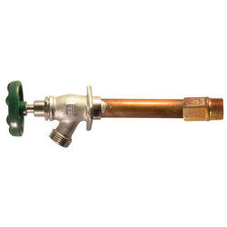 Arrowhead 1/2 FIP T X 3/4 S MIP Brass Wall Hydrant