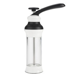 OXO Good Grips 5-3/4 in. W X 10-1/4 in. L Black/White Plastic/Stainless Steel Cookie press