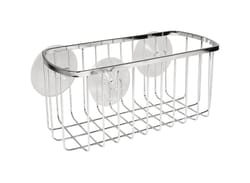 InterDesign Chrome Silver Stainless steel Shower Basket