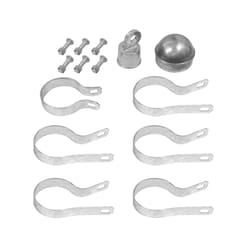 YardGard 6 in. H Aluminum Chain Link Fence End/Gate Post Kit