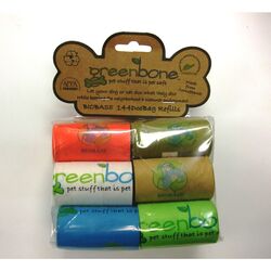 Greenbone Plastic Disposable Pet Waste Bags 144 pk