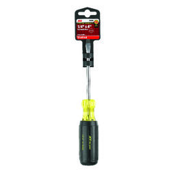 Ace 1/4 in. S X 4 in. L Slotted Screwdriver 1 pc