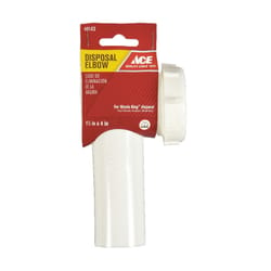 Ace Garbage Disposal Elbow Plastic