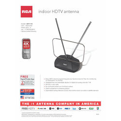 RCA Indoor HDTV Antenna 1 pk