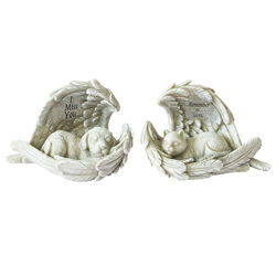 Meadow Creek Polyresin Gray 4.72 in. Dog/Cat Memorial Statuary