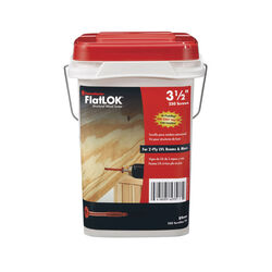 FastenMaster FlatLok No. 14 S X 3-1/2 in. L Torx Ttap Epoxy Wood Screws 250 pk