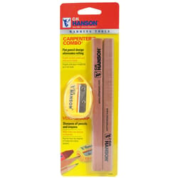 C.H. Hanson VersaSharp 8.8 in. L Carpenter Pencil Kit Beige 3 pc