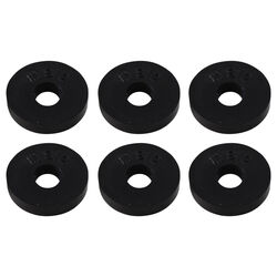 LDR 3/8R in. D Rubber Flat Bibb Washer 6 pk