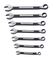 Craftsman 11/16 S SAE Combination Wrench Set 11/16 in. L 7 pc