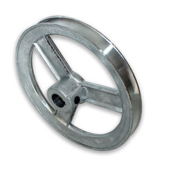 Chicago Die Cast 6 in. D Zinc Single V Grooved Pulley