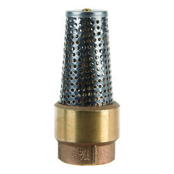 Campbell 1-1/4 in. D X 1-1/4 in. D Brass Spring Loaded Foot Valve