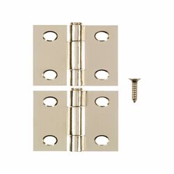 Ace 2.750 in. W X 1-1/2 in. L Bright Brass Brass Narrow Hinge 2 pk