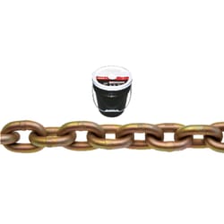Campbell Chain 5/16 in. Oval Link Carbon Steel Transport Chain 5/16 in. D X 100 ft. L